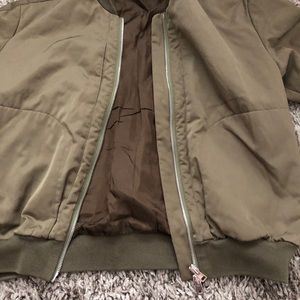 Jil Sanders Bomber Jacket Army Green size 26 xs